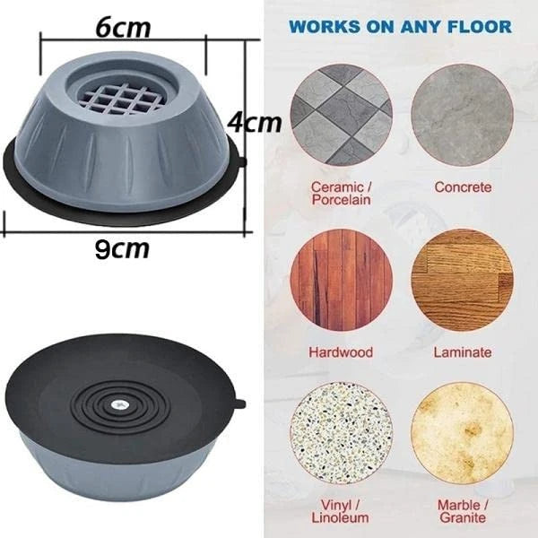 Shock Absorbing Machine Pads (4piece set)