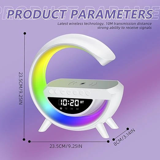 Speaker Lamp with Wireless Charging